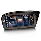 GONFEN 8.8" IPS Qualcomm 8 Core 4GB+64GB Android 14 DAB+ Car Stereo for BMW 3er E90 E91 E92 E93 5er E60 E61 6er E63 E64 2005-2008 CCC GPS Radio Carplay Android AUTO WiFi 4G USB Bluetooth CANbus idrive