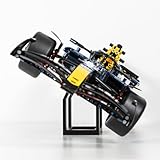 Brickify Display Stand Compatible with Technic Red Bull F1 42206 – Premium Shelf Stand for Formula 1 Race Car Models – Angled Display Mount for Collectors – Car Model Not Included