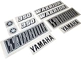 Warrior 350 - YFM Quad Decals - 4x4 ATV - Fits Yamaha - Sticker Kit