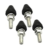4 pcs/set SHLPDFM Black Rubber Bonnet Stop Cones 612962 Fits for Triumph Herald, Spitfire, Gt6, Vitesse & Tr4,Tr5 Tr6