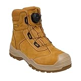 DEWALT Richardson Men's Nubuck Leather, Wide Fitting, BOA Fastener, Steel Toe Safety Work Boot, Honey, UK10