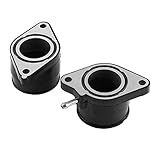 EVGATSAUTO 2Pcs Motorcycle Intake Manifold Carburetor Boot Joint for XT600 XT600Z XT600E 1984-2003 for 1984-1989/1993-1997 Carburetor Intake Adapter
