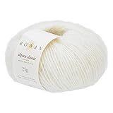 Rowan Hand Knitting Yarn, 57% Alpaca, 43% Cotton, Snowflake, One Size