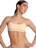 Capezio Women's 3564 Camisole Bra Top With Bratek, Nude, S UK