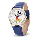 Disney Unisex-Adults Analog Japanese Quartz Watch with Leather Strap WDS001238