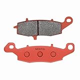 MEXITAL Mptorcycle Rear Ceramic Organic Brake Pads for Kawasaki VN 1500 Mean Streak 2002-2004