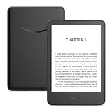 Amazon Kindle (16 GB) – Lightest and most compact Kindle with glare-free display, faster page turns, adjustable front light and long battery life – With Ads – Black