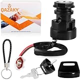 QAZAKY Raptor 600 Ignition Key Switch Compatible with Yamaha Breeze Grizzly 125 Banshee Bruin Warrior Wolverine 350 250 660R 700 YFA125 YFM125 YFM250 YFM350 YFM350D YFM350DH YFM350T YFM660 YFM700