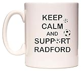 WeDoMugs Keep Calm and Support Radford - Ceramic 11oz Coffee Tea Gift Mug Cup