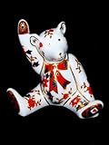 Royal Crown Derby ALICE Teddy Bear Waving