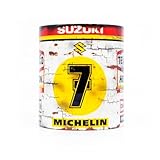 Barry Sheene #7 RG500 Inspired Mug - 500cc 1967 1977 Classic Motorbike Racing - Coffee Cup - Gift Ideas for Him & Her - Vintage Race Memorabilia - by Legacy Legends