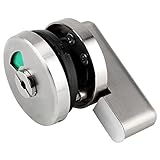 Toilet Cubicle Lock, Zinc Alloy Door Lock Vacant Engaged Privacy Indicator Lock for Toilet Restroom Bathroom
