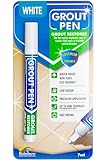 Grout Pen - Revives & Restores Tile Grout - Water-Based 7ml White