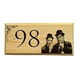 Personalised Laurel and Hardy House Number or Name Sign