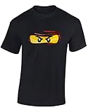Crown Designs Bricks Eyes Design Family Movie Film Inspired for Men & Teenagers T-Shirts Tops - Black/Medium