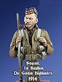 LIANGFANG 1/10 Sergeant Gordon Highlanders Bust Soldier Resin Kit DIY Toys Unassembled Unpainted Kits