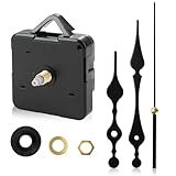 BNXF 1 Pcs Clock Mechanisms Battery Powered,Silent Quartz ClockMechanism Movement Kits,High Torque ClockMovement Replacement Mechanism,ClockMechanisms Silent Quartz Clock or Repair Home Office(Black)