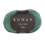 Rowan Rowan Sock Wool Evergreen 100% Wool Yarn - 100g, Green