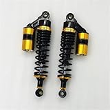 Rear Suspension Motorcycle Shock Absorber Spring Rear Shock Absorber Suspension Accessories For Kawasaki ZRX1100 ZRX1200 ZRX1200(Black gold)