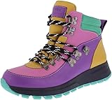 Adesso Womens Walking Boots Waterproof Soft Leather Colourful Lace Up Comfort Hiking Ankle Boots (Aruba, UK Footwear Size System, Adult, Women, Numeric, Medium, 6)