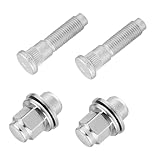 1set M12-1.5 Wheel Stud Bolt Nuts fit for Jaguar F/S/X-Type XFR XJ,OEM:C2C35294010/C2S50885/C2C35294