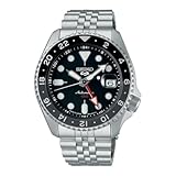 Seiko 5 Sports Black Grape GMT SKX Re-interpretation Mens Watch SSK001K1