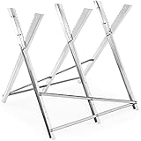 Oypla Log Folding Saw Horse Holder Timber Cutting Chainsaw Trestle