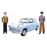 Mattel Harry Potter Harry & Ron's Flying Car Adventure, with Ford Anglia Car, Harry Potter & Ron Weasley Dolls, for 6 Year Olds & Up, HHX03