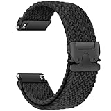 Braided 22mm Watch Strap for Garmin Venu 2 3/Forerunner 255/Forerunner 265/Vivoactive 4 Men/Women,Nylon Sport Band for Samsung Galaxy Watch 3 45mm/Galaxy 46mm/Gear S3 Frontier/Huawei GT4/GT3/GT2 46mm