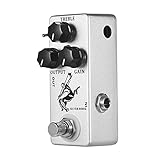 Silver Horse Overdrive Boost Guitar Effect Pedal Full Metal Shell True Bypass