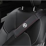 JHGFGFFVV 2 Pack Car Seat Belt Pad Cover, for a MG HS ZS MG5 MG6 TF GT6 Car SeatBelt Soft and Comfortable Harness Pads Guard Neck and Shoulder