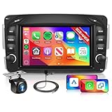 Hodozzy 2G+64G Android Car Stereo for Mercedes Benz W168 W203 CLK C209/W209 SLK/W170 W463 Viano Vito Vaneo with Wireless Carplay Android Auto, 7 Inch Touchscreen GPS, Bluetooth, WiFi, FM/RDS, EQ, SWC