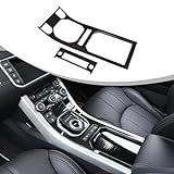ABS Dark Wood Grain Car Center Console Gear Shift Panel Decorative Frame Trim For Range Rover Evoque 2013-2019