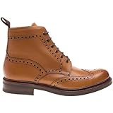 Loake Bedale Men's Lace Up Brogue Boots - Tan (9 UK)