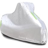 Motorcycle Dustproof Rain Cover Custom Fit for Kawasaki VN 1500 Mean Streak with Carry Bag & Lock Holes丨Quad Cover Moto Covers Accessories Outdoor Waterproof Motorcycle Protection