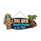 Tiki Bar Accessories -Bar Signs,Tiki Bar,Tiki Huts Decor,Tiki Lounge,Open Hanging Bar,Wooden Sign Garden Bar Accessories,Beer Cocktails Beach Decoration Sign,Summer bar Signs Gift For Friends