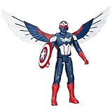 Marvel Studios Captain America Brave New World, 12-Inch Deluxe Captain America Action Figure