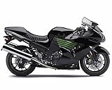 ZZ-R1400 2006-2011 Motorcycle For Kawasaki Ninja ZX-14R 06 07 08 09 10 11 ZX 14R ZX14R ABS Black Fairing Kit (Injection molding)