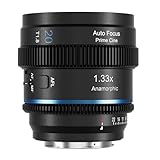 SIRUI 20mm T1.8 1.33X Anamorphic Lens, S35 Format Autofocus Lens for E Mount Cameras, A6400, A6700, FX3/30, ZV-E Series, A7 Series, A9/9II (E Mount, Neutral Flare)