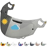 Everalo Compatible Arai Visor Vas V - Chaser X - Rx7v - Rx7x - Quantic - Quantum X - Concept X - Concept XE - Renegade V - Profile V - Qv Pro - Vas V Pinlock Ready (Transition Photochromic)