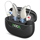 tomoneed Rechargeable Hearing Amplifier – Clear Sound with In-Ear Speaker Design, Ultra-Light 3.2g, Digital Chip, Up to 12h Use, 60h Standby, for TV, Conversations & Daily Life