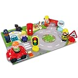 Happyland Busy Town Playset for Children 18 Months to 5 Years - Early Learning Centre Village Toy Set for Kids and Toddlers With Figures