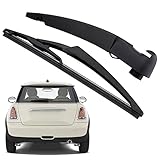 Effitnee Rear Wiper Arm Blade and Arm Set, Back Windscreen Wiper Assembly for Mini Cooper R56 2007-2015