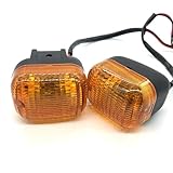 HZBHD Indicators Motorcycle Turn Signal Indicator Light Front For B&MW BWS100 F650GS 99-07 F650CS Scarver 01-05 F650 GS CS ST Funduro Blinker Lamp Turn Signal Light(Amber,FRONT)