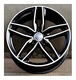 17 18 19 20 21 Inch 5x112 Car Accessories Alloy Wheel Rims Compatible for Audi A4 A5 A6 A7 A8 Q3 Q5 R8 S6 S7 SQ5 RS7(18in.)