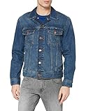 Wrangler Men's Classic Denim Jacket, Blue (Mid Stone), XXL