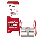 Kidde KS468094 25ft 3-Storey Escape Ladder, Red/White