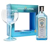 Bombay Sapphire Gin With Balloon Glass Gift Set / 70cl