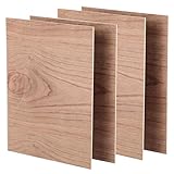 ATOMSTACK Brazilian Rosewood Plywood 297 x 215 mm, Plywood Panels Laser Wood 3 mm, Plywood Sheets for Crafts, Laser Engraving, Cutting, Pyrography, CNC Router, DIY Handcrafted, Pack of 4
