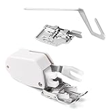 BOXOB Open Toe Walking Foot with Guide for Stitch & Quilting, Walking Foot Attachment Fits for Brother Janome Singer and More Sewing Machines